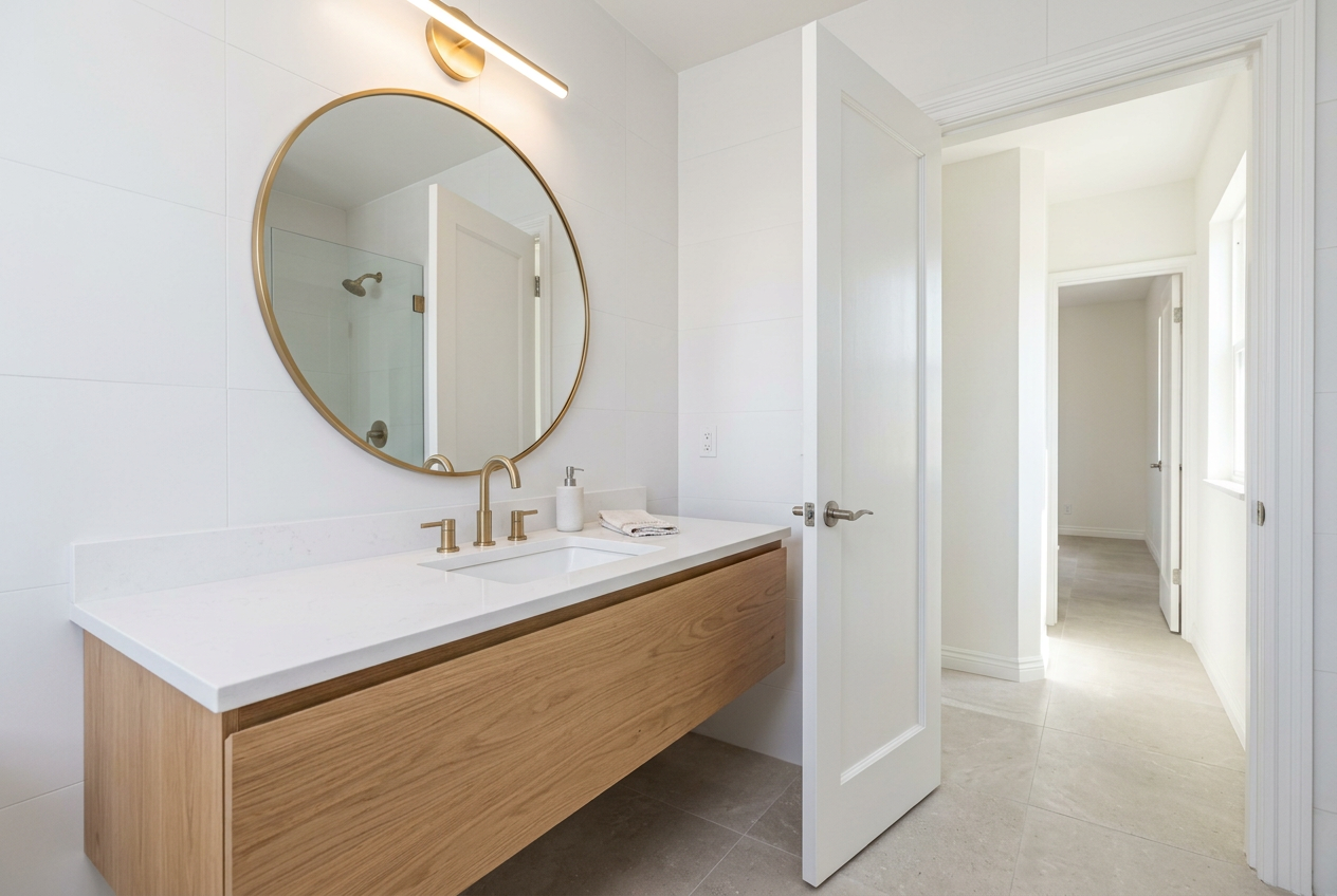 Bathroom — rendering after renovation